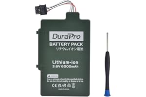 DuraPro Batterie 6000 mAh pour Nintendo Wii U Wii-U WUP-012 WUP-010 Manette de jeu
