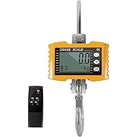 4YANG Elektronische Kranwaage Hängewaa（1000KG/2200LBS) Hohe Genauigkeit Digitale Haken Hängewaage Hängende Kranwaage…