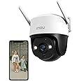 Imou Telecamera Wi-Fi Esterno 1080P Visione Notturna a Colori, Telecamera WiFi 360°, IP66, Tracciamento Intelligente, Rilevam