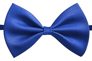 Jagowa 1PCS Kids Classic Pre-Tied Bow Adjustable Bowties Bowties Necktie for Wedding School Uniforms(Black, Blue, Brown)
