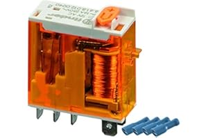 SCS Sentinel - AAA0009 - Contact Sec - Relai Électrique avec 4 Cosses Comprises - Commande Automatisme Puissance - Motorisation de Portail - Relais 12V