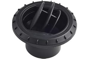 Honseadek Presa d'aria calda, tubo di uscita rimovibile girevole, ottimizza il flusso di calore, soluzioni di riscaldamento canalizzate (60 mm)