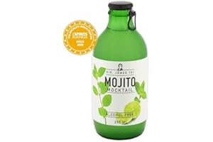 THE ALCOHOL FREE CO Alcohol Free Mojito Mocktail- Case of 12, Sir James 101, Mojito Alcohol Free