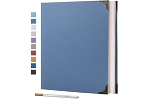 Vienrose Album Fotografico Autoadesivo 40 Pagine Copertina Rigida con Set di Album Foto Fai Da Te 3 Anelli Album di Carta per Coppie Amico Bambino Anniversario Regalo di Nozze