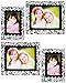 Produktbild 4 tlg. Set _ Wandtattoo / Sticker _ " Fotorahmen & Bilderrahmen - edle Ranken - schwarz / silber / weiß " - Foto bis 10 x 15 cm - selbstklebend + wiederverwendbar - Wandsticker - Aufkleber für Kinderzimmer / Fotos Wohnzimmer - Mädchen & Jungen - Baby / Babysticker - Kinder & Erwachsene - Babys - Wandaufkleber - Postersticker / Wandtattoos - 10x15 / 9 x 13 - Poster - Tattoo / Bilderpuzzle - Bilderhalter Blumenranken / Glanz - Bilder - Rahmen