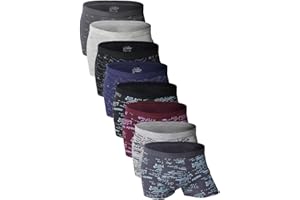YOULEHE Men's Boxer Shorts Soft Bamboo Underwear Trunks Breathable Multipack