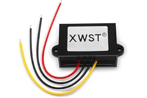 XWST DC 12 V to 24 V Voltage Converter 1 A 24 W Car Power Supply Converter Transformer Adapter DC 10-23 V Wide Input for Car Truck Motor Boat