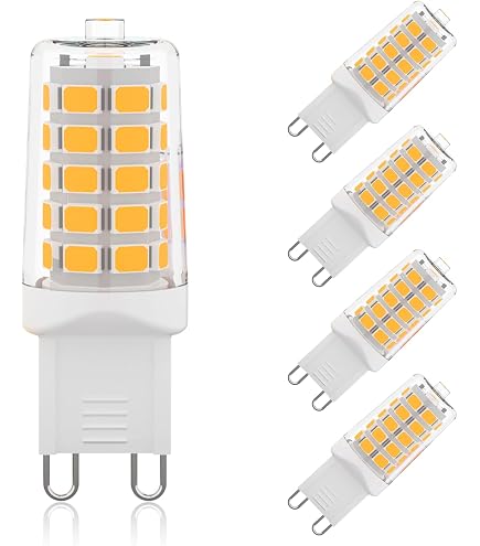 OUGEER 8er Pack G9 LED Lampen – 3W (ersetzt 30W Halogen), 300LM, Warmweiß 3000K, Flackerfrei, 360° Abstrahlwinkel