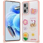 Elfia Xiaomi Redmi Note 12 Pro Plus 5G ile Uyumlu Darbe ve Kamera Lens Korumalı Kabartma Desenli Simli Silikon Kılıf, Cezv Pe