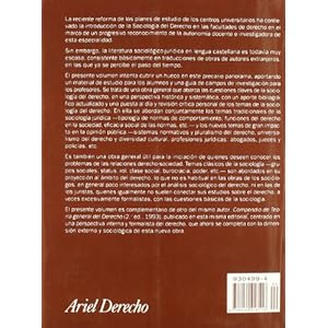 Sociología del derecho (Ariel Derecho)