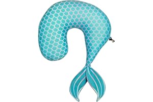 trendaffe Meerjungfrau Nackenrolle - Meerjungfrauenflosse Nackenkissen Reisekissen Nackenstütze