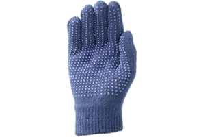 HY5 Y-h Adultes Gants Magiques Extensible Caoutchouc Poignée Gants Cavalier - Bleu Marine