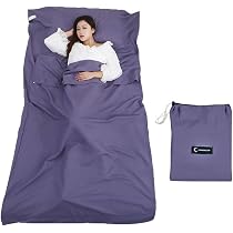 Sac De Couchage Ultraléger - 115x210cm - Microfibre - Pour Voyage, Trekking, Camping - Sac Inclus