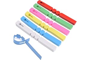 MEISO 240 Stück 6 Farben Plastik Pflanzenstecker Schlaufenetiketten Pflanzschilder 2x21 cm Stecketiketten Wrap Um Etiketten Pflanzen Wetterfest