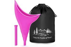 UneedMe Female Urinal Festival Camping Accessories, Female Urination Device Camping Toilet Hiking Holiday Essentials Reusable for Women, Travel Camping Female Urinal Device Funnel Portable Urinal