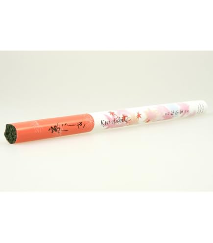 Kyo-Zakura Kyoto Ciliegio - Bastoncini Di Incenso Giapponesi, 35 Pezzi Da 22 Cm, Profumo Floreale E Speziato, 60 Minuti Per Bastoncino
