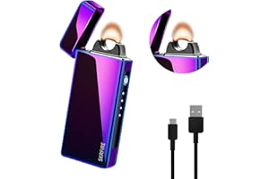 SKRFIRE Electric Lighter - Windproof, Rechargeable USB with Battery Indicator (Multi)
