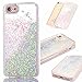 Produktbild iPhone 8/iPhone 7 Ultra Dünn Slim Flexible Bling Glitter Glitzer Diamond Sparkle Flowing Lquid Flüssige Kreative Soft Klar Transparent Gel Silikon Schutz Handy Hülle Case Tasche Etui Bumper
