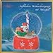 Produktbild Riesen-Schneekugel mit Gebläse - Santa Claus mit Rentier- Weinachtsdeko