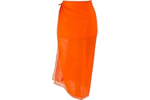 Kiran Fashion NEW LADIES BEACH DRESS WRAP SARONG BIKINI COVER UP SWIMWEAR KAFTAN LONG