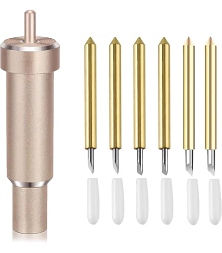 10 Lame A Punta Fina Per Plotter Cricut - Compatibili Maker/Explore Air, Carburo Di Tungsteno - Foto 6