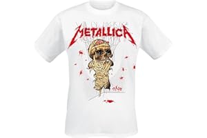 Metallica Men's One Landmine T-Shirt White