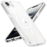 GGM GİYİM & AKSESUAR iPhone 16e / 17e i&ccedil;in Magsafe ile Uyumlu Arka Kısmı Şeffaf Kenarları Silikon Yapılı G&uuml;&ccedil;lendirilmiş Mıkna