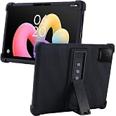 MEMELOKA Case for TCL Tab 10L Gen 4 10.1 Inch, Soft Silicone Shockproof Protective Case with Stand [Anti-Scratch][Non-Slip],
