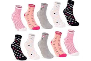 sockenkauf24 Calze Bambini per Bambino e Bambina (10 Paia) Calzini Cotone
