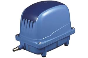AquaForte AP-80 Luftpumpe, 55 Watt, Max. Druck 3,6 m, Geeignet für Pools und Teiche von max. 48m3, Fische max 40.000 Liter, Koi max 20.000 Liter, 3,5 kg, Ausgang 18 mm