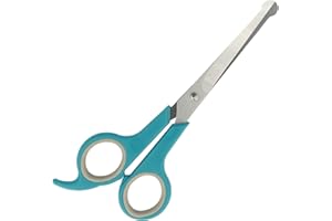 Pets Aid Only Fellschere, abgerundete Spitze, Pfotenschere, Gesamtlänge 17,5 cm, Klingenlänge 7,7 cm, groß, PAO-10002