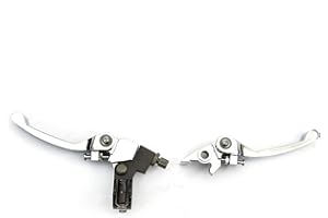 PETROLSCOOTER Brake & Clutch Lever Set Hydraulic Snap Back Pit Bike 110cc 120cc 125cc 140cc