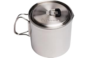 Solo Stove Casserole | avec Sac en Nylon, Batterie de Cuisine légère en Acier Inoxydable