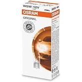Osram 12v T10 W5w Dipsiz Park G&ouml;sterge Ampul&uuml; 10adet Orjinal 2825