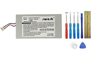 swark LIP1412 Batterie Compatible avec Spiele Konsole Sony Playstation Portable Go, PSP Go, PSP-N100, PSP-NA1006, PSP-N1001 4-000-597-01 avec des Outils