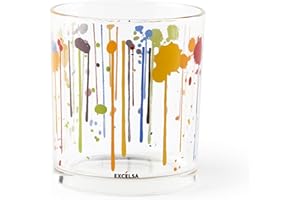 Excelsa Dripping Lot de 3 verres à eau, verre