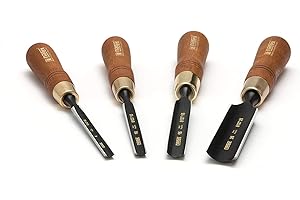 Narex Gouge Set Premium, 4 Pieces (8/10/16/26 mm)