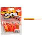 Fujin Baby Worm LRF Silikon 5.2 cm UV Yelorange Glow (18 Adet)