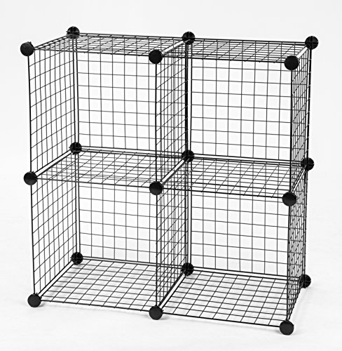 Iris Lager-Stand-Praktisches-Steck-Schwerlastregal, 4 Würfel, 531139