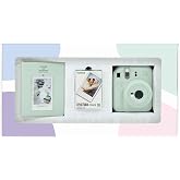 Instax mini 12 Yeşil Fotoğraf Makinesi 10'lu Film ve PVC Alb&uuml;m Bundle Box
