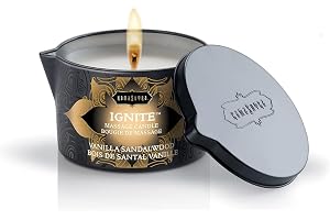 Kama Sutra Tahitian Sandalwood Massageljus, Transparent, One Size