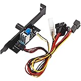 perfk 3 Kanäle PC Lüfter PCI-Blende Lüftersteuerung, Fan Controller Slot Lüfter