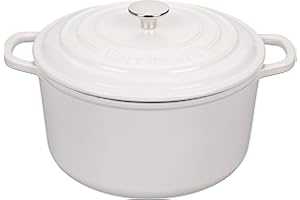 VORRINGARD Forno olandese in ghisa smaltata, 6 quarti, bianco