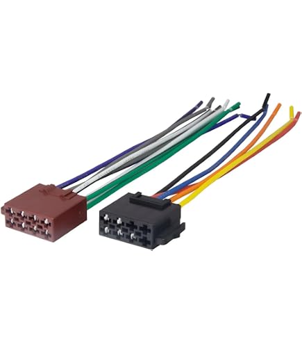 Connecteur ISO 13 PIN 8+5 Pour Autoradio - Fiche Précâblée Universelle - Alimentation Et Haut-Parleurs