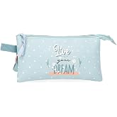 MOVOM Joumma Bags Live Your Dreams School Pencil Case, Shoulder Bag, Various Compartments