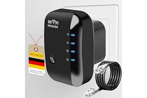 WEIMEIH 2025 Newest WiFi Extender Booster,WiFi Repeater, WiFi Extender,Covers Up to 4000 Sq.ft and 40 Devices,WiFi Booster Range Extender with Ethernet Port,Quick Setup,UK plug Home Wireless Signal Booster