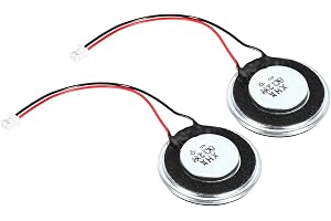 QUARKZMAN 2Pz 2W 8 Ohm Rund Mini 60 mm Kabelhögtalare | Metallskal inuti Micro Magnet Högtalare Terminal Kabel För Små Högtalare DVD EVD Multimedia Mobile Radio