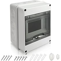 Quadro Elettrico Esterno Royouzi IP65 - Scatola Derivazione 8 Moduli Per Installazione Outdoor - Foto 10