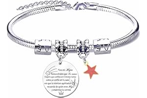 MNBVBV Regalo Hija Pulsera Para MujerMi Niñita Ayer, Mi Amiga Hoy, Mi Hija Para Siempre Pulseras Con Colgante Grabado Para Regalos De Cumpleaños Regalos Navidad para la hija