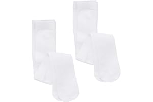 WB SOCKS 2 pairs of Plain White Baby Tights